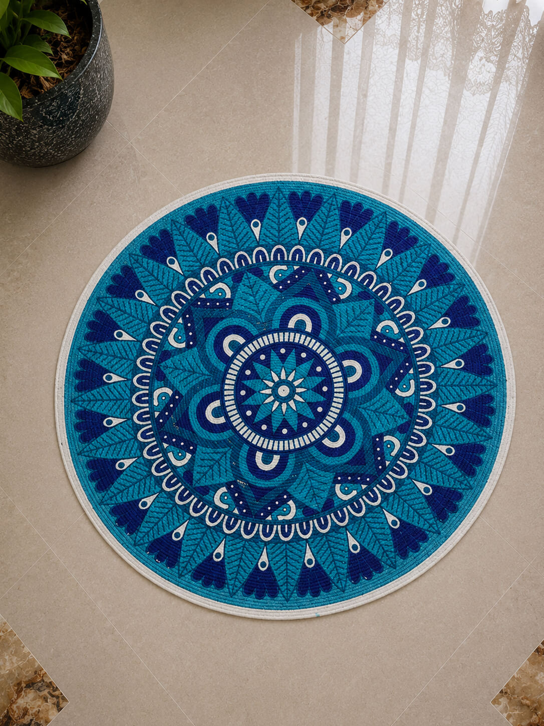 নীল ফ্লোর ম্যাট